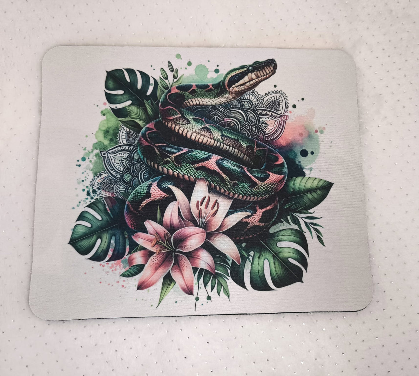 Tapis de souris serpent