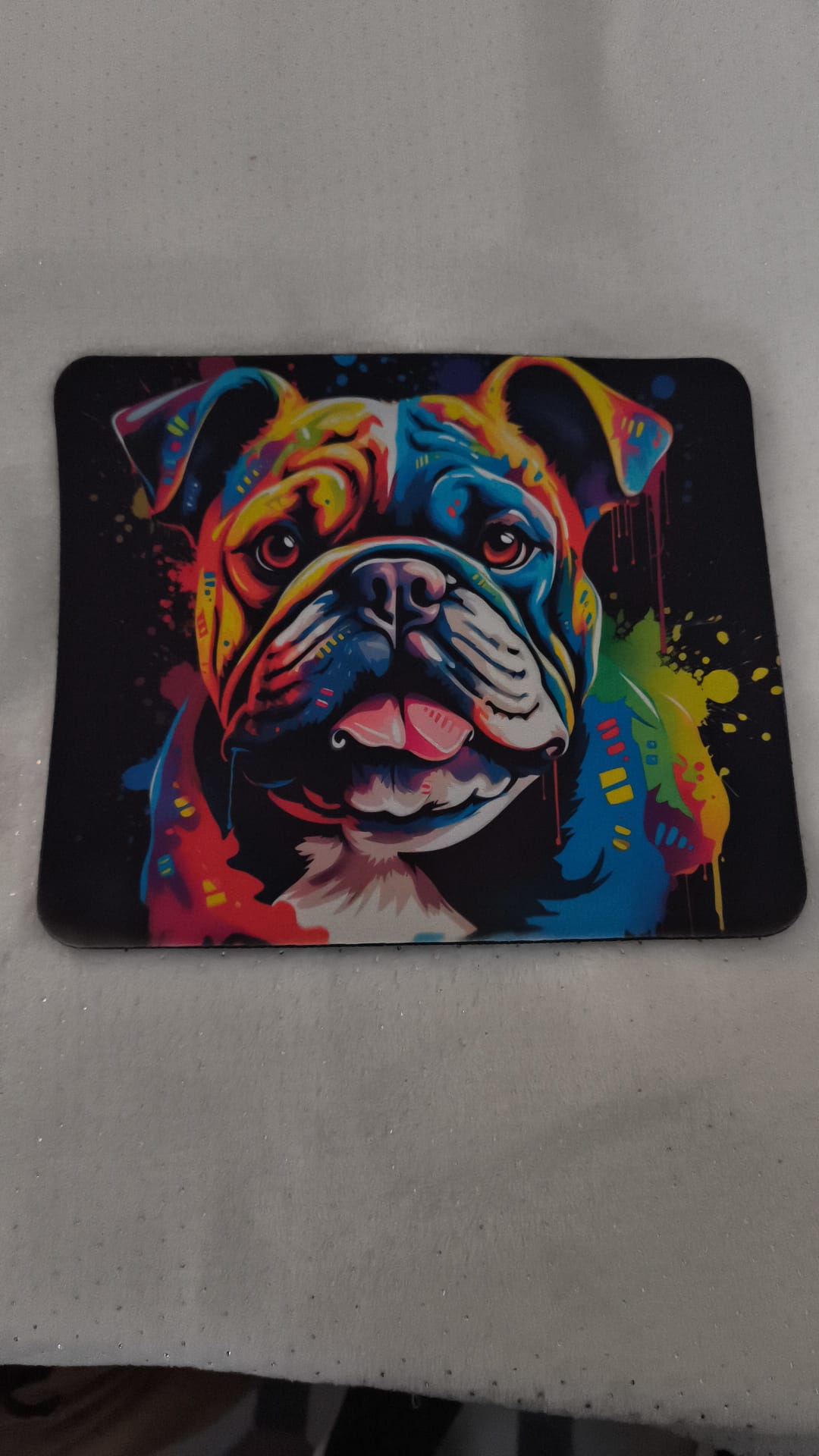 Tapis de souris bouledogue