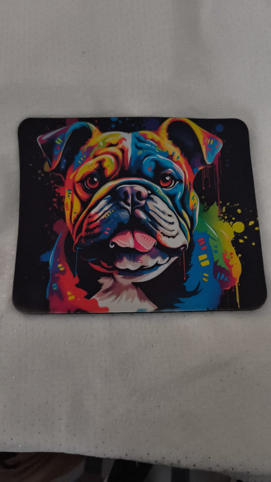 Tapis de souris bouledogue
