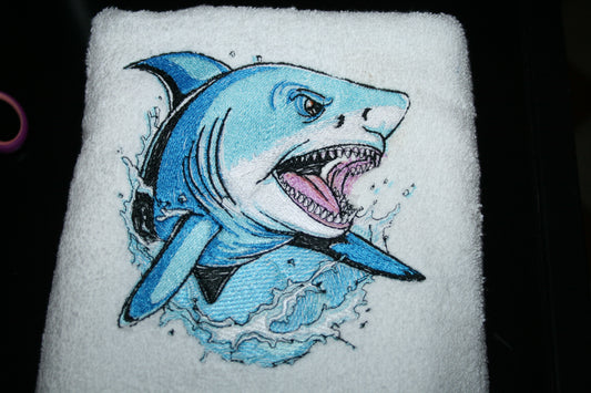 Serviette de bain requin