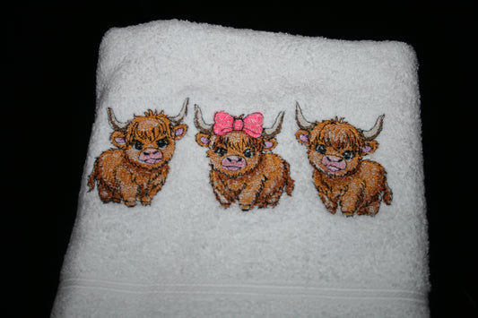 Serviette de bain veaux