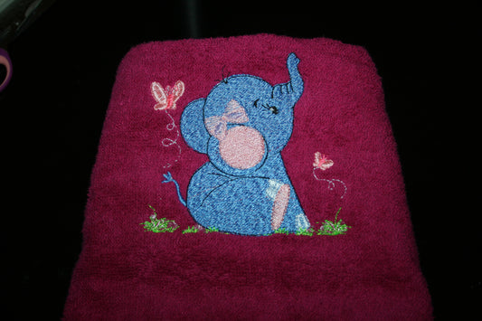 Serviette de bain éléphant