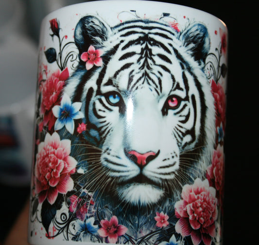 Tasse tigre blanc