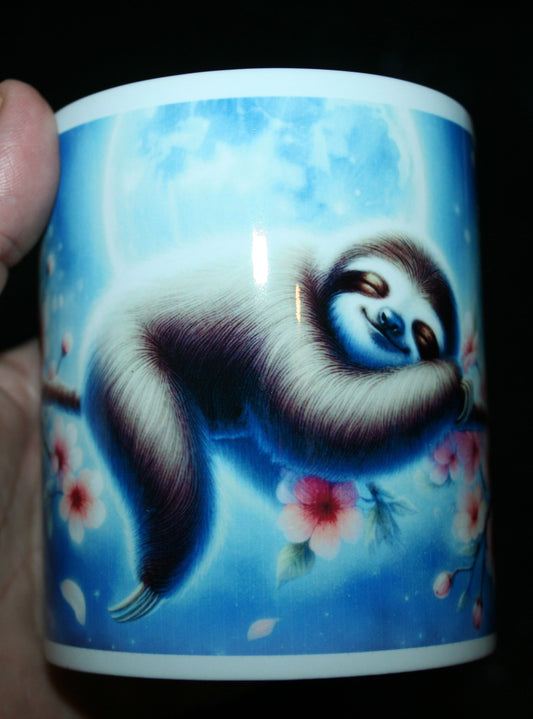 Tasse paresseux bleu