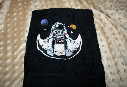 Serviette de bain astronaute