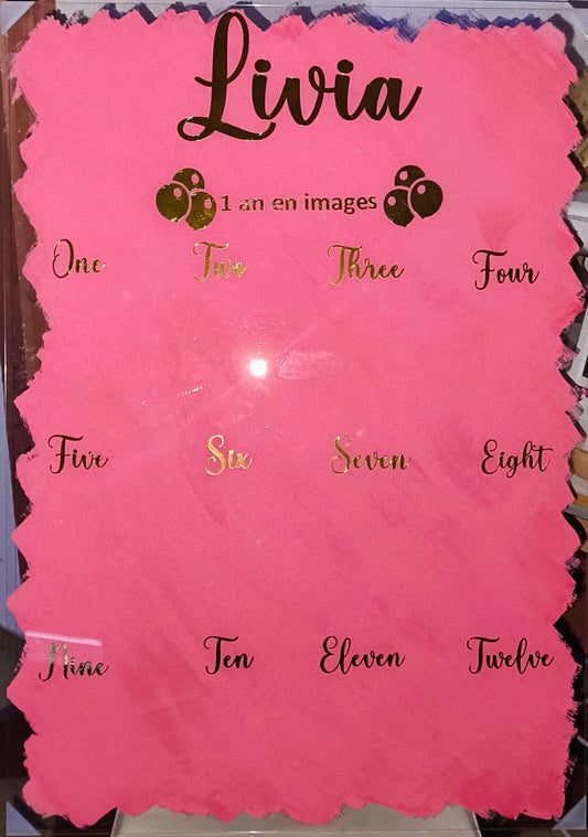 Plaque chiffre personnaliser